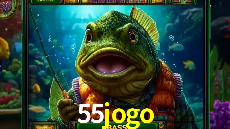 Personagem de peixe pescador do popular jogo de slot com tema de pescaria, uma das emocionantes opções de caça-níqueis para jogar e ganhar no cassino 55jogo.